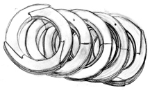 AL	5pc Low Pressure Seal - Double Acting